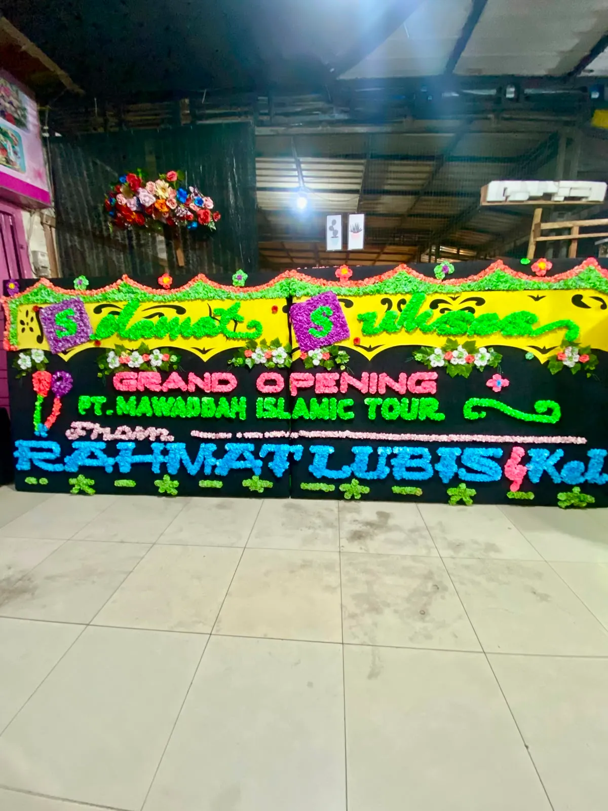 Papan Bunga Grand Opening - Papan Bunga Khanaya Florist Medan